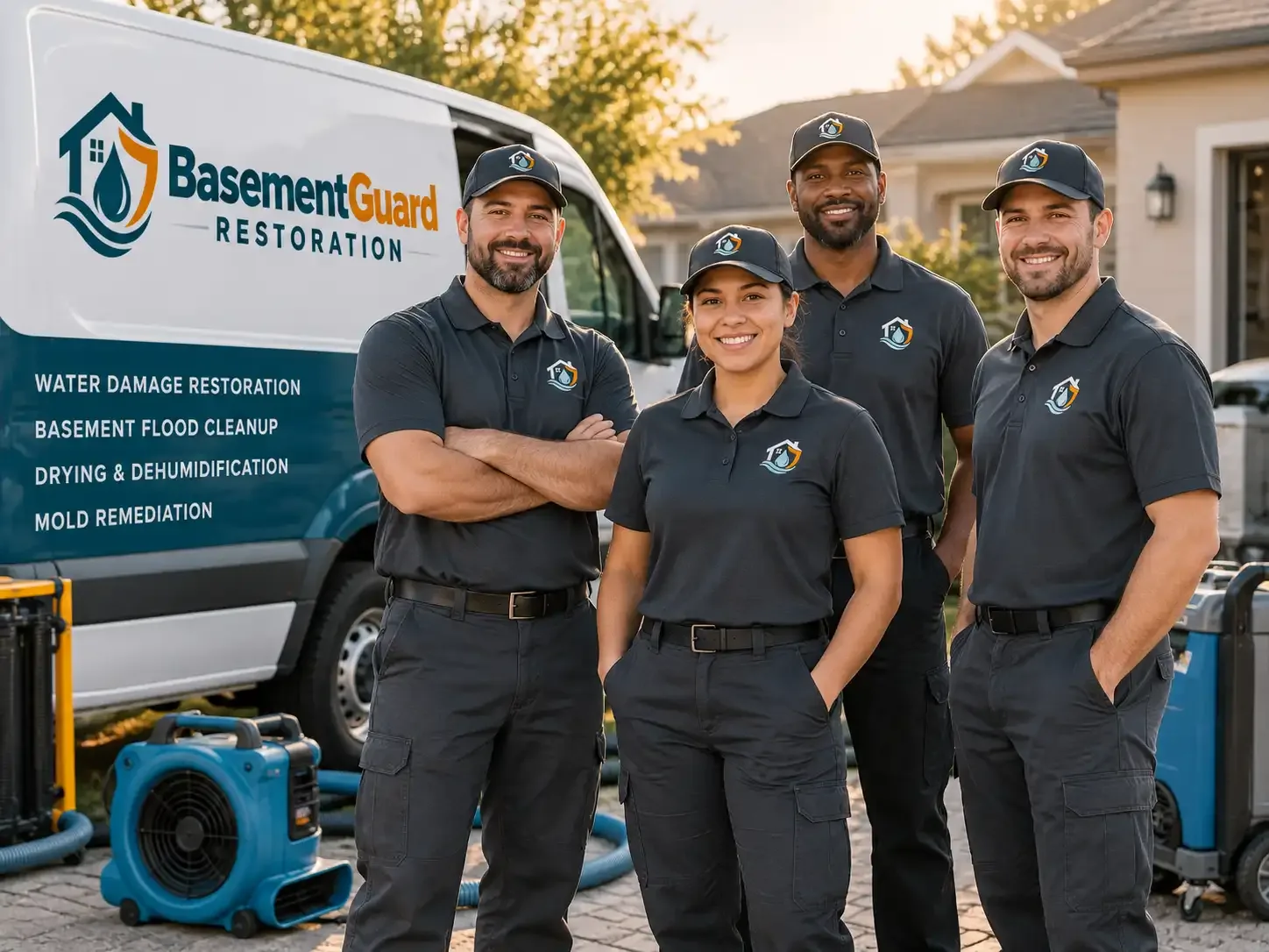 Basement Water Damage Restoration company in Little Eagle, SD